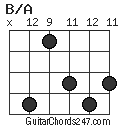 B/A chord