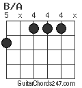 B/A chord