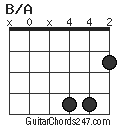 B/A chord