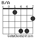 B/A chord