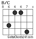 B/C chord