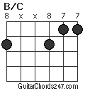 B/C chord