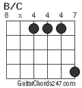 B/C chord