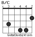 B/C chord