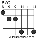 B/C chord