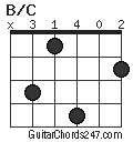 B/C chord