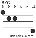 B/C chord