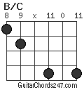 B/C chord