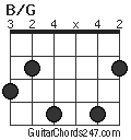 B/G chord