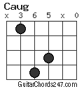 Caug chord