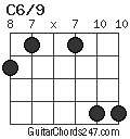 C6/9 chord