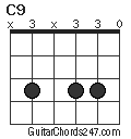 C9 chord