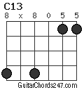 C13 chord