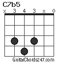 C7b5 chord