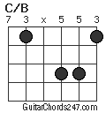 C/B chord