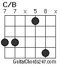 C/B chord