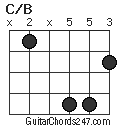 C/B chord