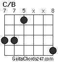 C/B chord