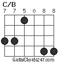 C/B chord