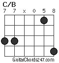 C/B chord