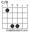 C/B chord