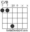 C/B chord