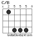 C/B chord