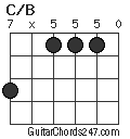 C/B chord