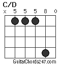 C/D chord