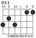 D11 chord