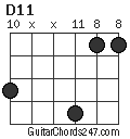 D11 chord