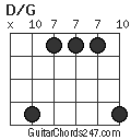 D/G chord