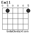 Em11 chord