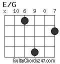 E/G chord