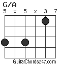 G/A chord