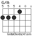 G/A chord