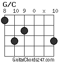 G/C chord