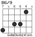 B6/9 chord